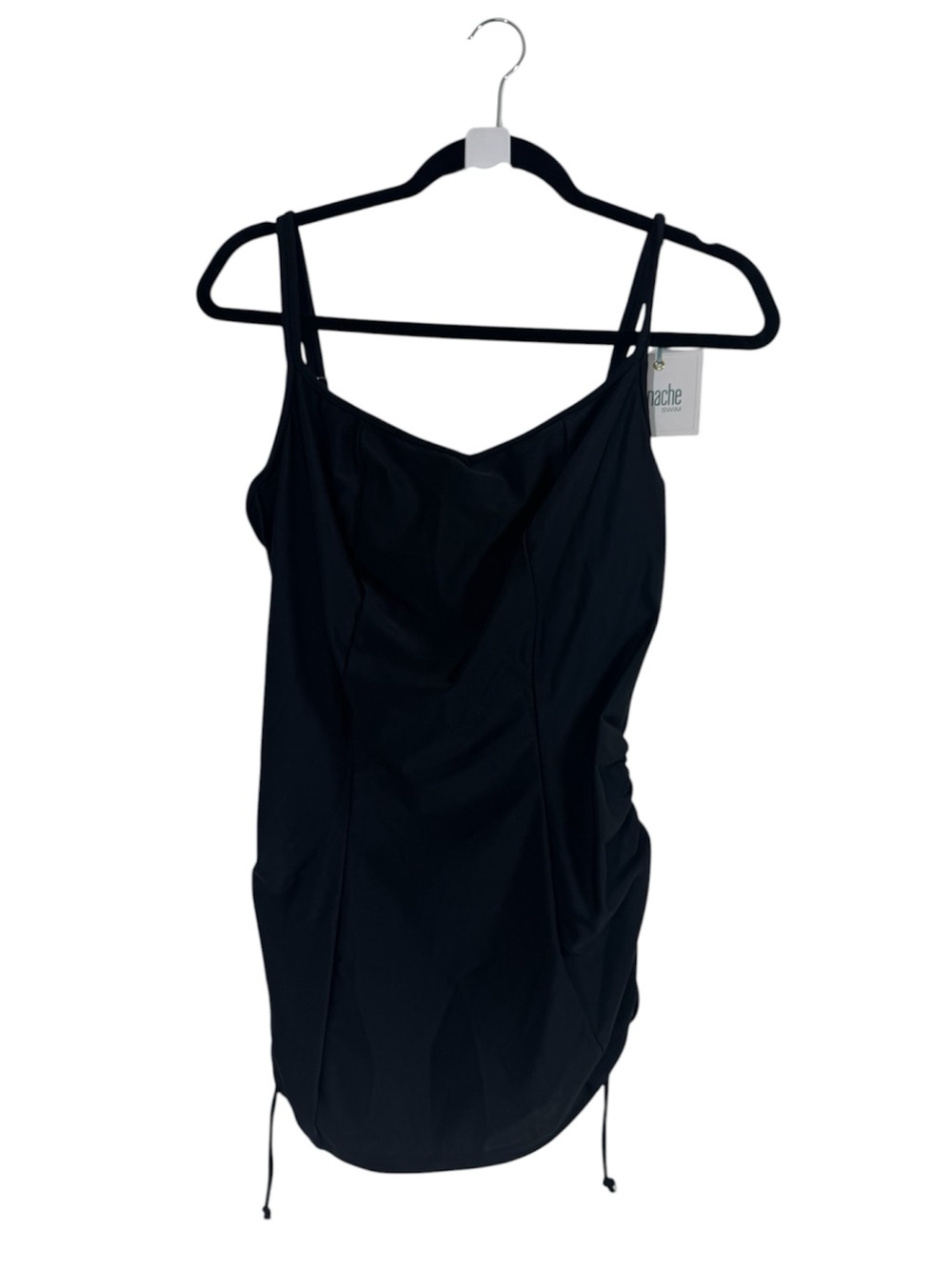 Panache Swimsuit 36D ANYA Tankini Spaghetti Strap Ruched NEW